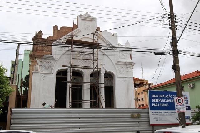 Obras de restauração do Consulado Português estão  quase 50% concluídas